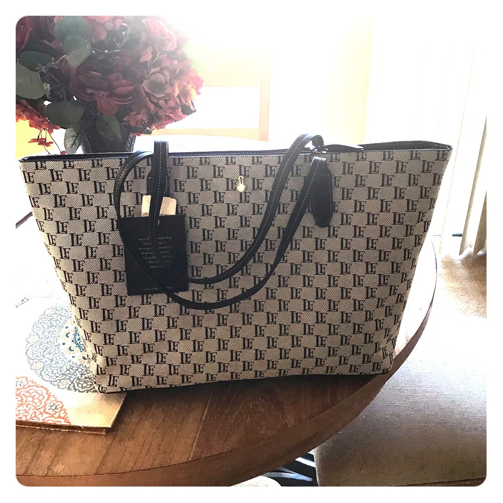London fog large tote purse NWT